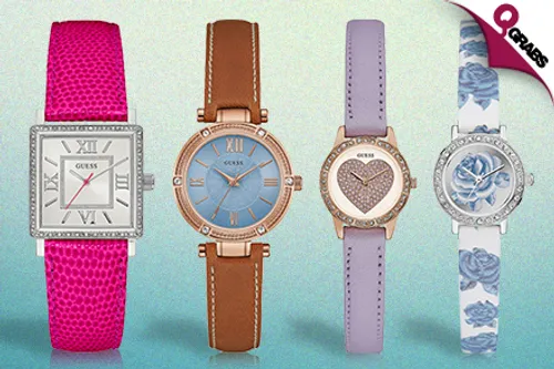 From Q255, Add Some Sass with Women’s Guess Watches - Choose from 12 Gorgeous Designs! (Up to QR795 Value)